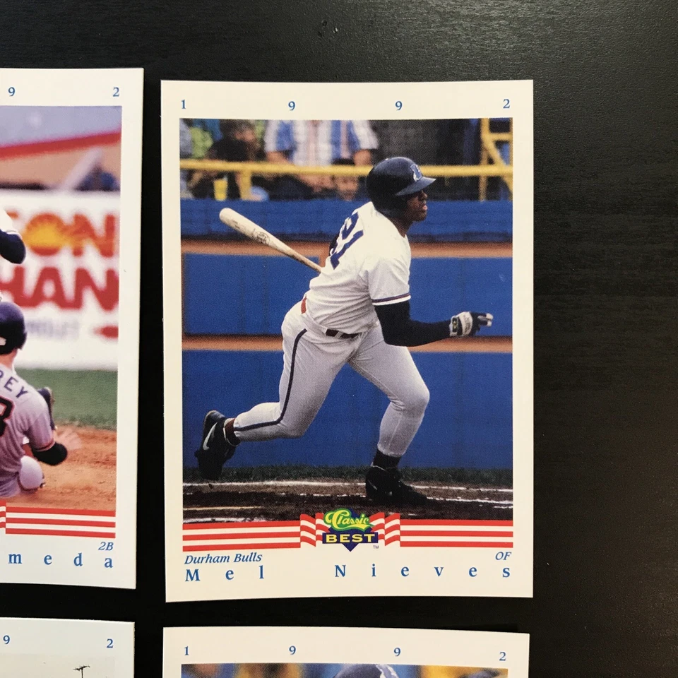 4 CARD LOT - 1992 CLASSIC BEST DURHAM BULLS NM - Image 3 of 4