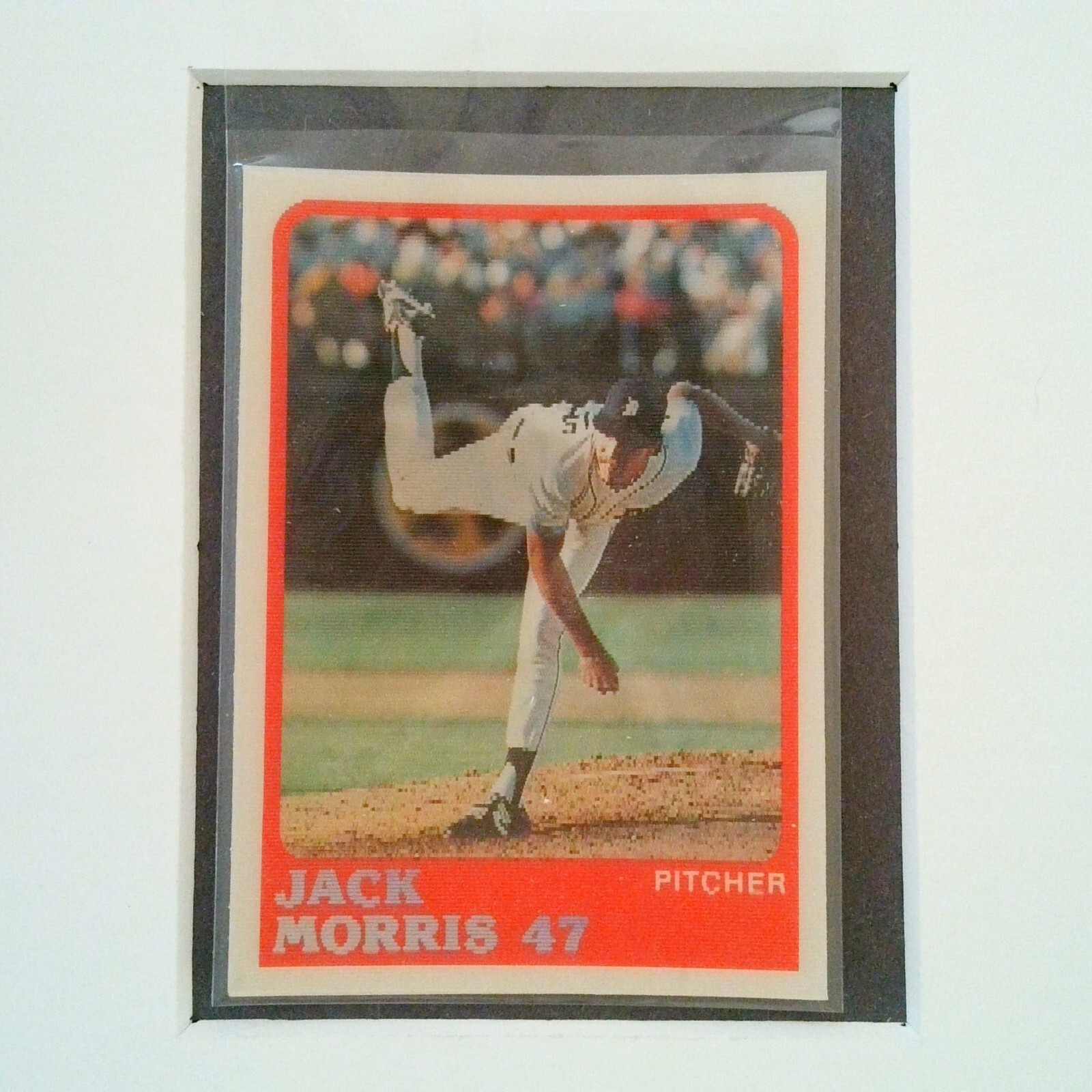 #176 Jack Morris 1988 Sportflics Base Card Detroit Tigers