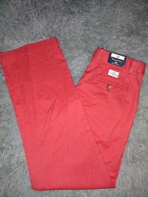 NWT Vineyard Vines Youth Pants Trousers Chino Breaker CrabShell Color Size18  B7