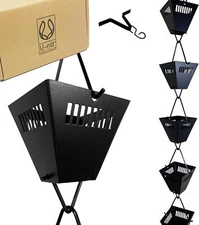 U-nitt Rain Chains for Gutters | Rainwater Catcher & Diverter | 8.5ft Metal