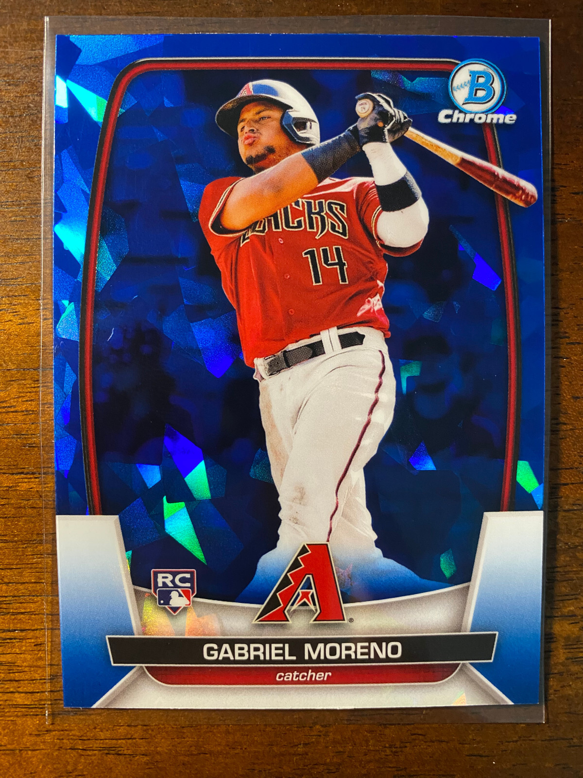 2023 Bowman Chrome Sapphire Gabriel Moreno #59 RC Arizona Diamondbacks