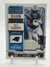 Miles Sanders 2023 Panini Contenders #16 Carolina Panthers Season Ticket