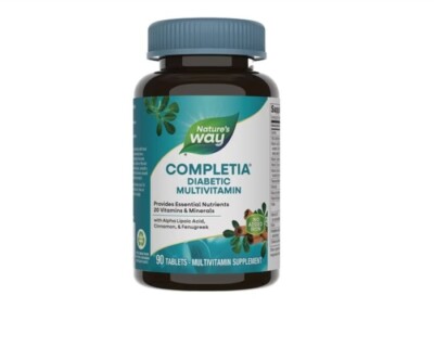 Nature's Way, Completia, Diabetic Multi-Vitamin, 90 Tablets