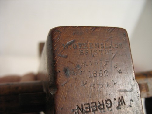 ANTIGUO PLANO DE MADERA W. GREEN SLADE BRISTOL 1862 - Imagen 11 de 12