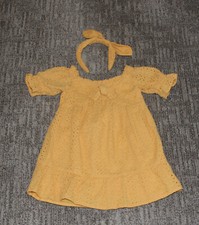 Janie and Jack Eyelet Dress  Headband 2T