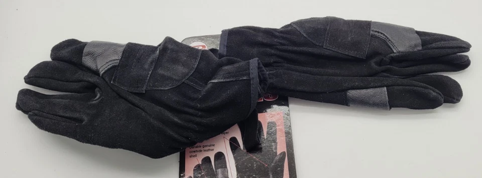 ROTCO SWAT/Fast Rope Rescue 手套大号 #3482 黑色牛皮/山羊皮皮革 — 第 4/4 张图片