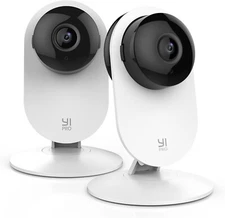 YI Pro 2pc Home Camera 2K Wireless IP Security Surveillance System Night Vision