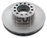2X Febi Bilstein 101728 Bremsscheibe