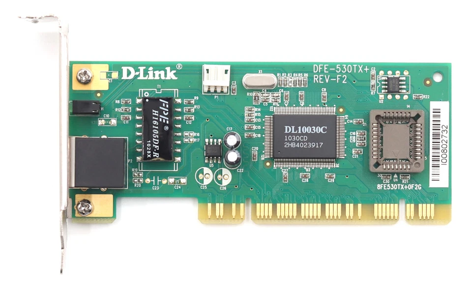 D-Link DL10030C Single-Port Fast Ethernet PCIe Network Adapter P/N: DFE-530TX+ - Image 2 of 4