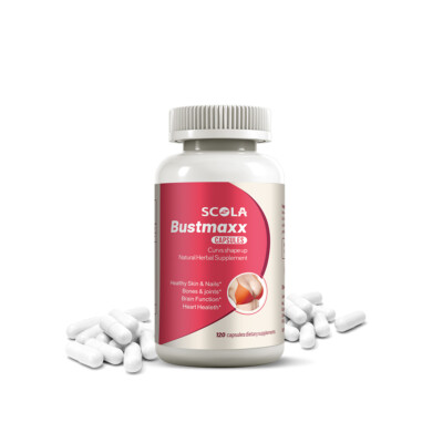 Organic 120pc Strong Breast Growth Capsules Bust Enhancement Size Firmness Pills