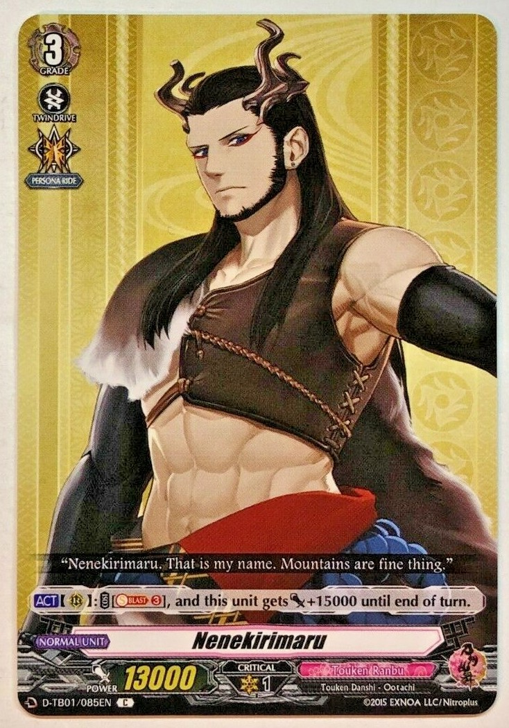 Touken Ranbu -ONLINE- 2021 Nenekirimaru D-TB01/085EN | eBay