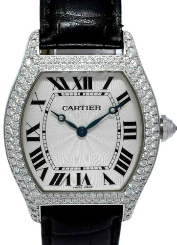 Cartier Tortue - 35 mm, White Gold