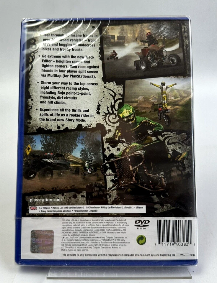 PS2 ATV Offroad Fury 4, New And Factory Sealed - Image 2 of 4