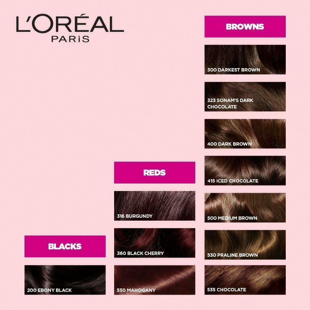 LOREAL Paris Casting Cream Gloss Hair Colour, Dunkelsten Brown 300, 3.1oz+2.4oz Oferty standardowe