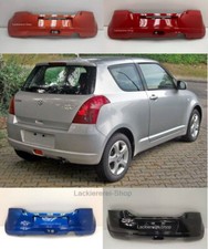 STOßSTANGE HINTEN LACKIERT IN WUNSCHFARBE NEU für Suzuki Swift III 2005-2007 