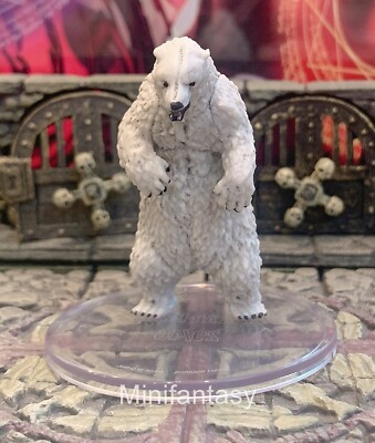 Polar Bear D&D Miniature Dungeons Dragons Snowbound Beast Mini Frost Druid 29