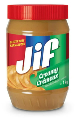 Jif Creamy Peanut Butter, 1kg (Imported from Canada)