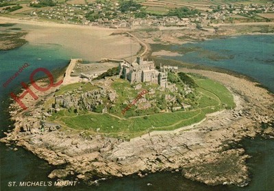 Ansichtskarte> St. Michael's Mount, Luftansicht (Skyshot)