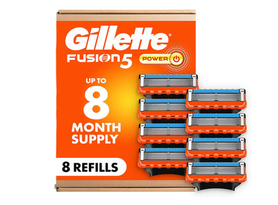 Fusion5 Power Razor Blades for Men, 5-Blade Razor Refills, 8 Count