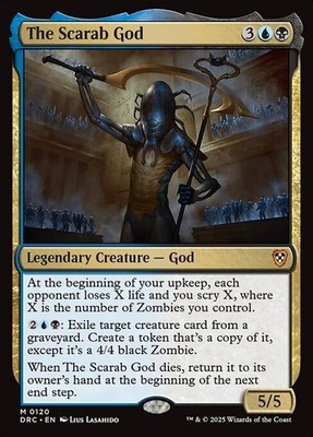 *MtG: THE SCARAB GOD - Commander Aetherdrift Mythic - magicman*