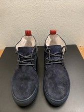 Del Toro Chukka Navy Blue Suede Sneaker Shoe ...
