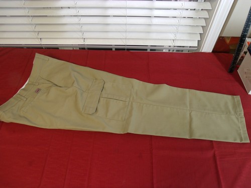Red Kap PT88KH0 - Men's Industrial Cargo Pants - Khaki color 38W X 32L