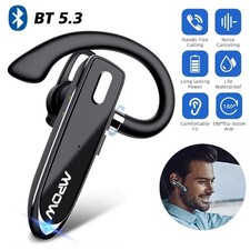 Mpow Wireless Bluetooth Headset Handsfree Waterproof Headphone Noise Cancelling