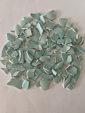 Broken China Mosaic Tile Arts and Craft Supplies Pastel Luray Green 100 Pc.