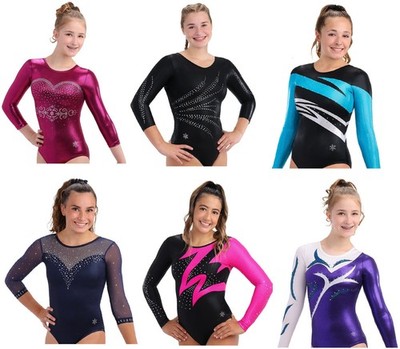 NEW! Child Medium In Stock Gymnastics Competition Leotards - Many to Choose From