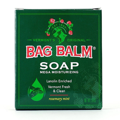 Bag Balm Mega Moisturizing Soap Rosemary Mint Scent - 3.9Oz 5 Pack
