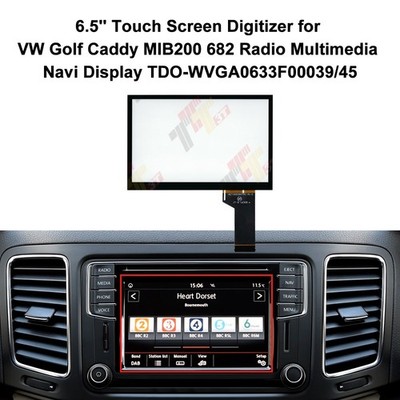 6.5'' Touch Screen Digitizer for VW Skoda MIB2 MIB STD2 Radio