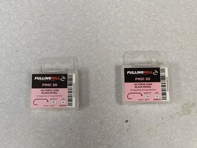 Fulling Mill fly fishing hooks Jig Hooks for Nymph Fly Fishing sz 14 and sz 12