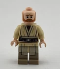 Lego Obi Wan Kenobi Jedi Star Wars minifigure 75040, No Hair, No Accessories.