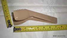 Lot of 6 Carlisle 328-4720-06 Topper Utility Tongs 7" Beige Commercial