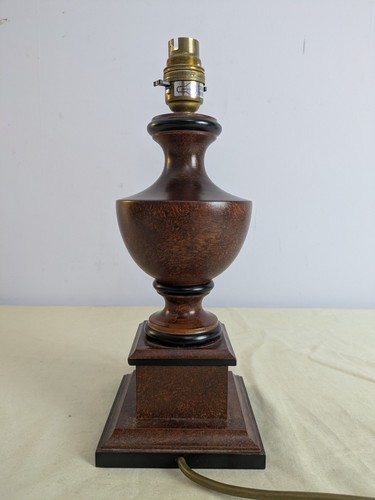 Vintage Wooden Lamp Table Urn Vase Antique Style John Lewis Classic 30cm - Picture 4 of 11