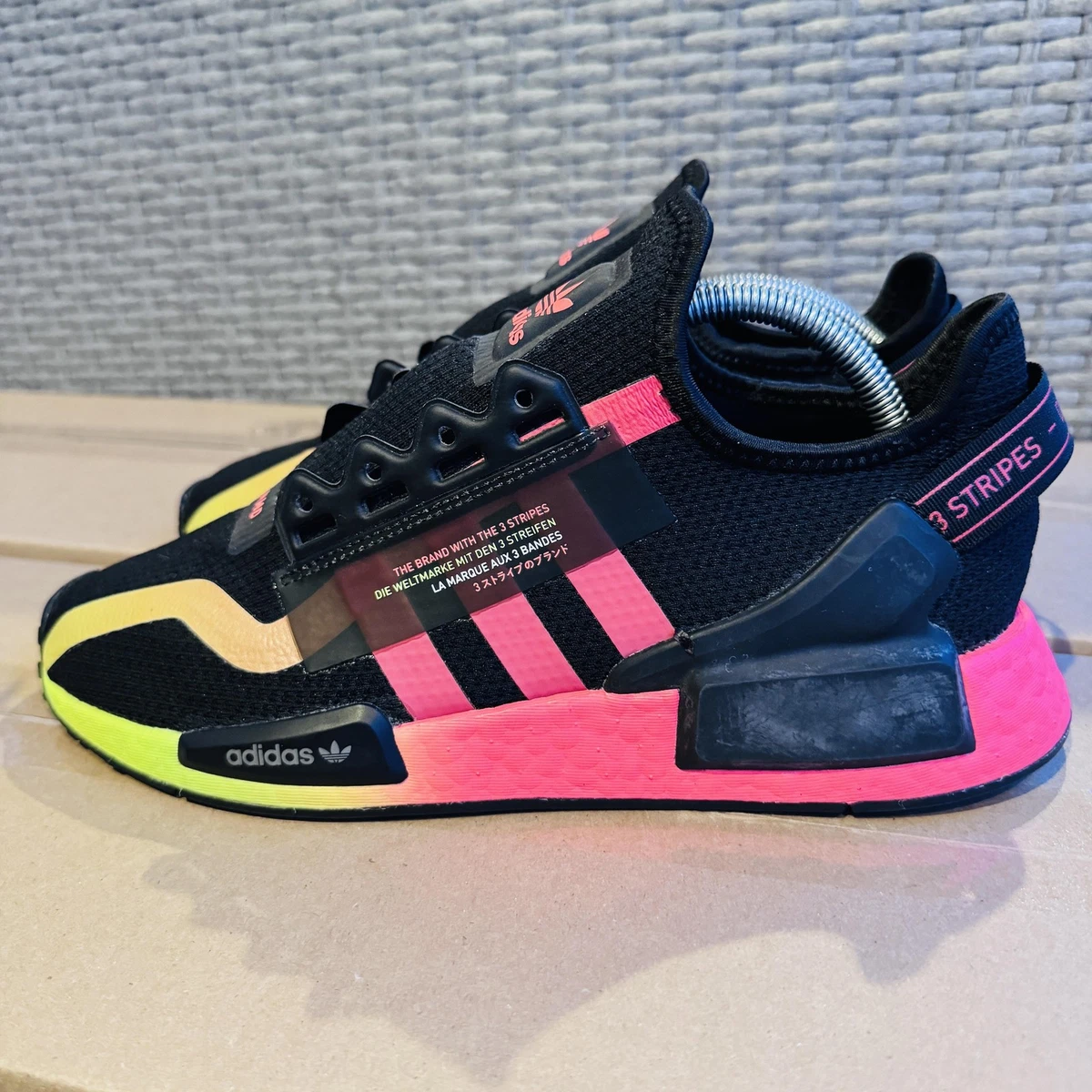 Adidas NMD R1 V2 Watermelon Pack Gradient Men\'s Size 9 US adidas NMD_R1 V2 Watermelon Pack - Signal Pink | eBay main image 2