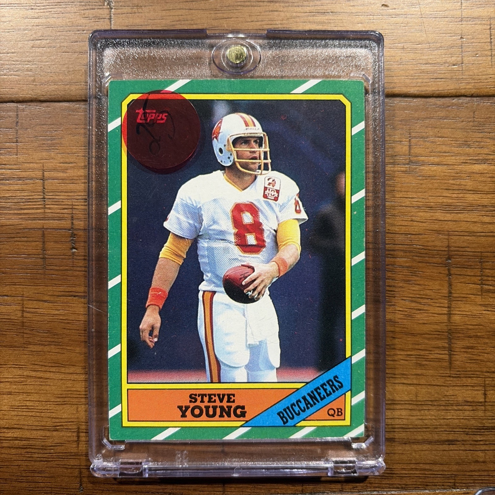 1986 Topps STEVE YOUNG #374 RC Rookie Tampa Bay Buccaneers