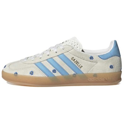adidas Gazelle Indoor Light Blue Floral Embroidery W - IF4491 | eBay