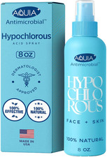 Hypochlorous Acid Spray for Face and Skin, Facial Cleanser 8oz, Acne, Rash, Ecz