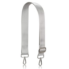Wide Purse Strap Replacement Crossbody Shoulder Bag Adjustable Silver