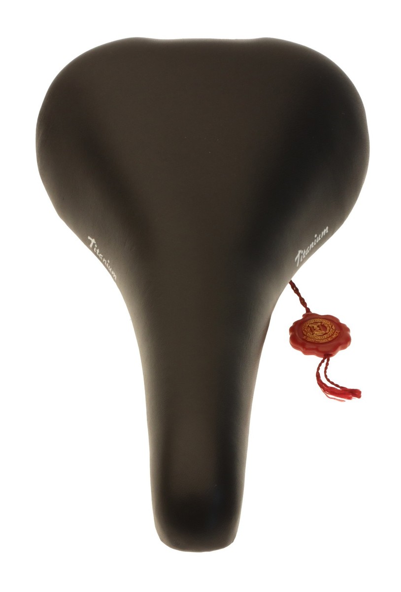 Selle Italia Flite Saddle Titanium Rails Black Leather 1990 L1 NIB