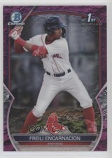 2023 Bowman Fuchsia Lunar Crater Refractor /199 Freili Encarnacion #BCP-117 0w27