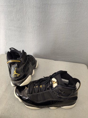 Air Jordan 6 Rings 3M Sneaker Herren 8,5 Schwarz Gold Concord Basketball Activ Schuhe - Bild 14 von 19