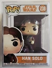 FUNKO POP STAR WARS 238 HAN SOLO (SOLO MOVIE) FIGURE with PROTECTOR SHIPS FAST