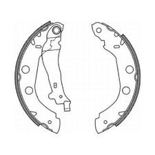 Bremsbackensatz hinten für Renault Kangoo KC0/1 FC0/1 FW0/1 | 23831111