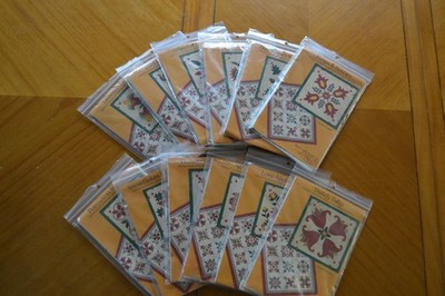 Piece O'Cake Designs ''Cinnamon Stitches'' set of 12 Quilt Block Patterns