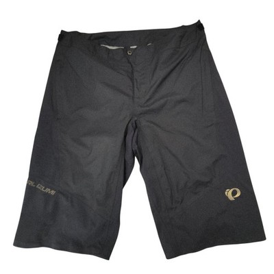 Pearl Izumi Shorts 38 Men Summit WxB Shell Nylon Stretch Black 15'' out 26'' $150