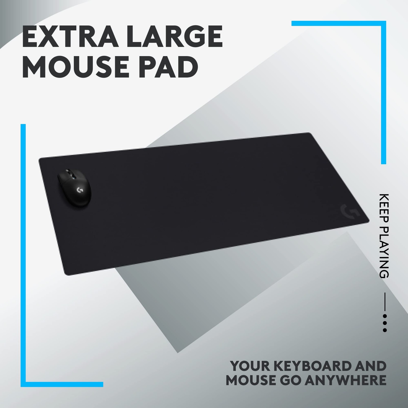 Combo inalámbrico Logitech: Mouse G309 LIGHTSPEED + Mouse pad XL - Negro, imagen 10