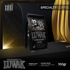 Premium Wild Kopi Luwak Arabica Coffee by Sakha 100G ROASTED FINE GRIND