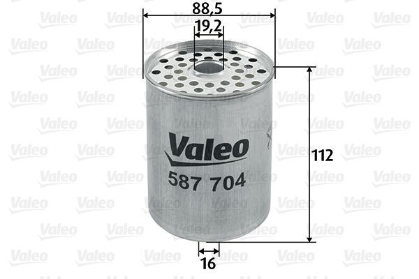 Kraftstofffilter Valeo 587704 FÜR CitroËN DAF Passend FÜR Fiat Ford Lancia-image